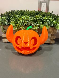 Stitch theme 3D printed pumpkin