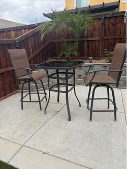Patio table 3 pcs set