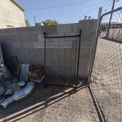 STEEL BED FRAME.... adjustable 