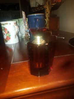 Pretty Glass 4 in Chocalate Amber Piece