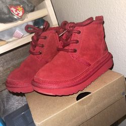 Size 10c Toddler Uggs Red And Black 