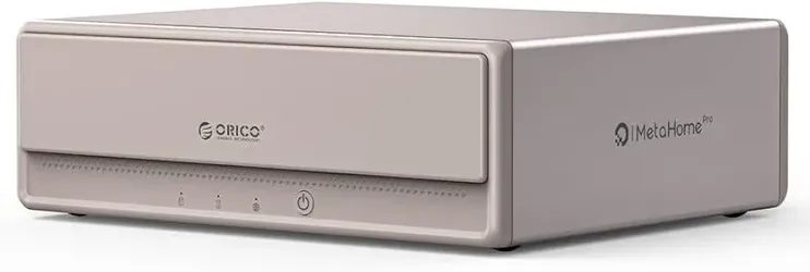 ORICO MetaHome NAS Storage, CyberData OS, HDD Slot * 2 + M.2 NVMe SSD Slot * 2, Remote Access & Smart Media Scraping, 2.5 GbE * 2(500MB/s for LAN Tran