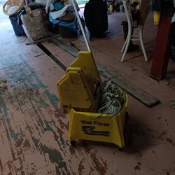 Industrial Mop And Bucket
