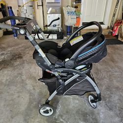 Infant Car Seat With Stroller And Base