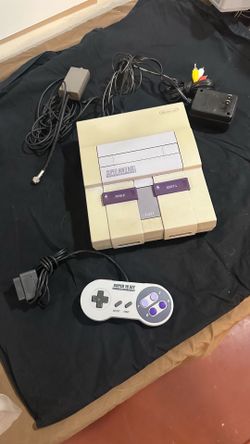 Super Nintendo console system