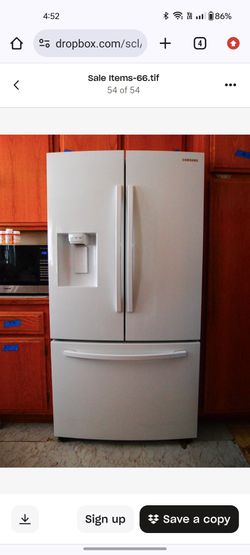 SAMSUNG Counter Depth French Door Fridge