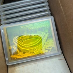 Yankee Stadium 1994 Blockbuster Video 3D Laser Hologram Baseball Card.