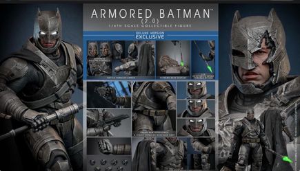 1/6 Hot Toys Armored Batman Deluxe (2.0) Batman v Superman: Dawn of Justice MMS742D62