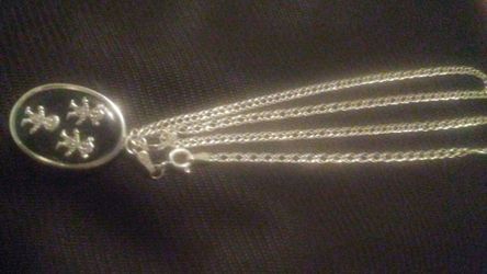 925 silver pendant and chain