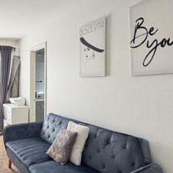 Beautiful Futon - Novogratz, Velvet Blue 