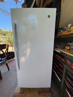 GE® ENERGY STAR® 14.1 Cu. Ft. Frost-Free Garage Ready Upright Freezer