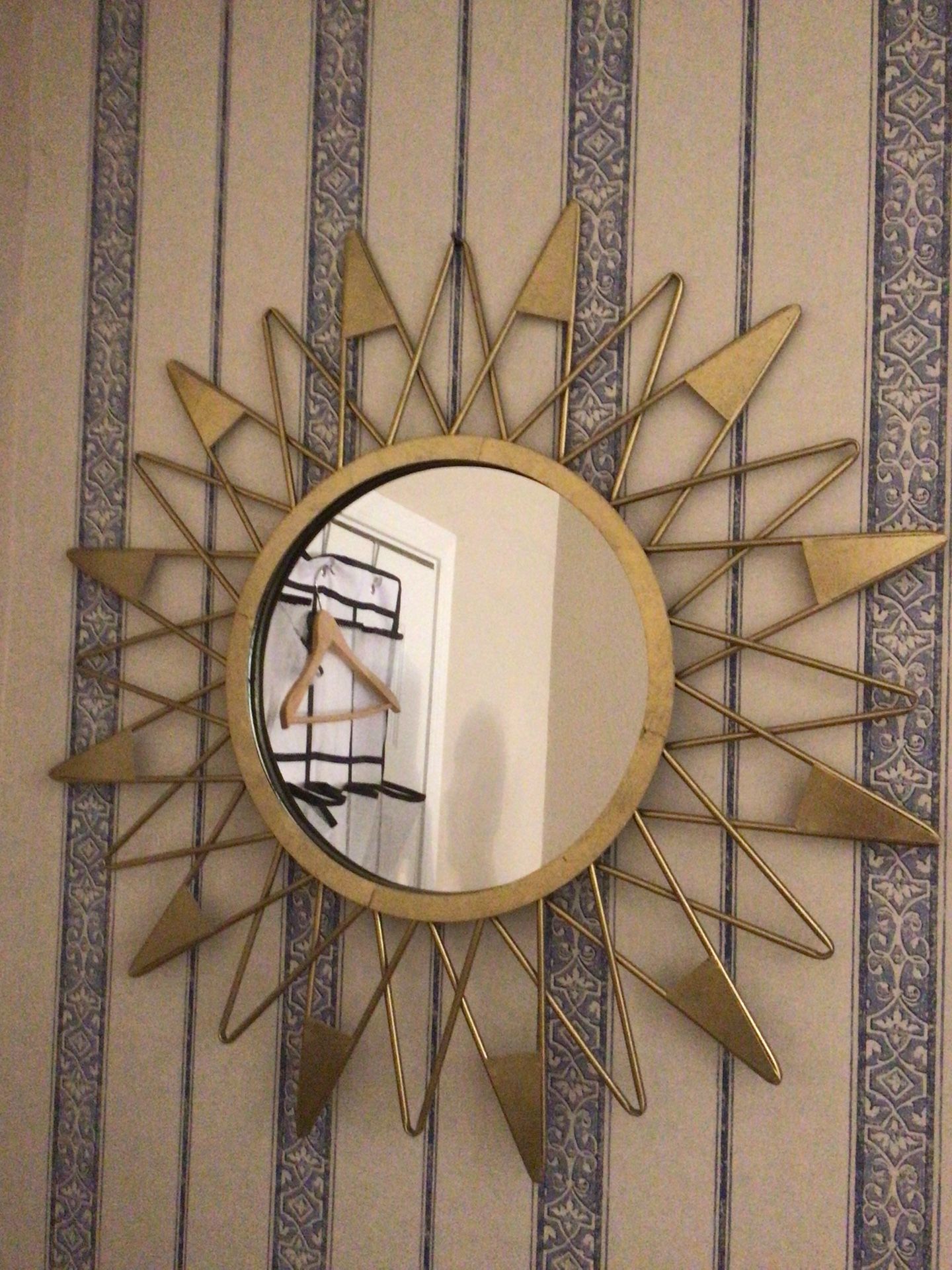 Metal Framed Sun Mirror