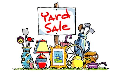 Yard Sale On Saturday August 29!