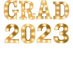 GRAD 2023 LETTERS WITH LIGHTS AND REMOTE CONTROL