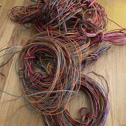 400+ Ft Electrical Wiring And Wrapped Communication Wire + Raceway Channel