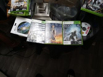 Halo Lot Halo For Reg Xbox .Halo Reach.Halo3.halo4 2.3.4 Are For Xbox 360 