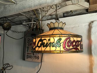 Coca Cola Hanging Lamp- 1970’s Vintage