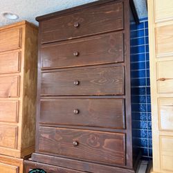 Five Drawer Dresser Pino Chest Cajonera