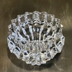 Mikasa Crown Jewel Heavy Slovenia Faceted Crystal candle holder