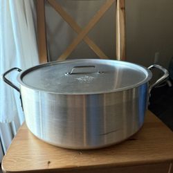Heavy-Duty Large Aluminum Pot with Lid 🍲