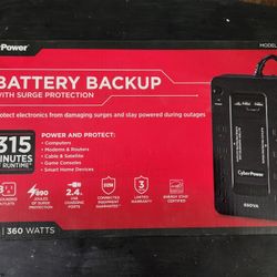 Battery Back W/ Surge Protection
