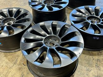 4X Staggered Set 21" Tesla Model Y performance Uberturbine OEM Wheels Rims