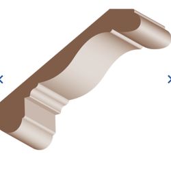 Oak Crown Molding - 6”