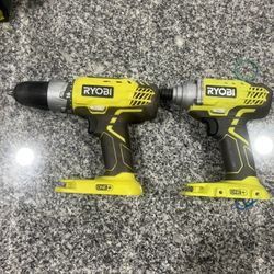 Ryobi Impact & Drill Set