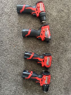 Impact driver 1/4 y Drills 3/8 MILWAUKEE