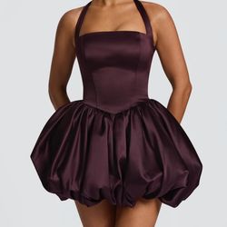 BABYBOO PRUDENCE MINI DRESS - PLUM