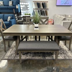 🎉 6 Piece Dining Room Set  BRAND NEW! 