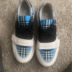 Blue And White Burrberry