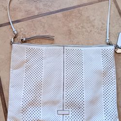 White Leather Coach Purse