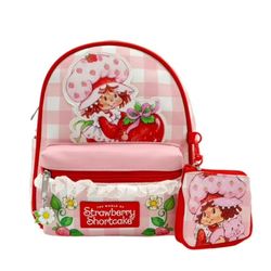 Strawberry Shortcake Backpack And Wallet 