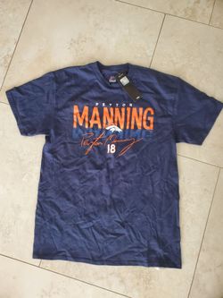 New Peyton Manning NFL Stats T Shirt M