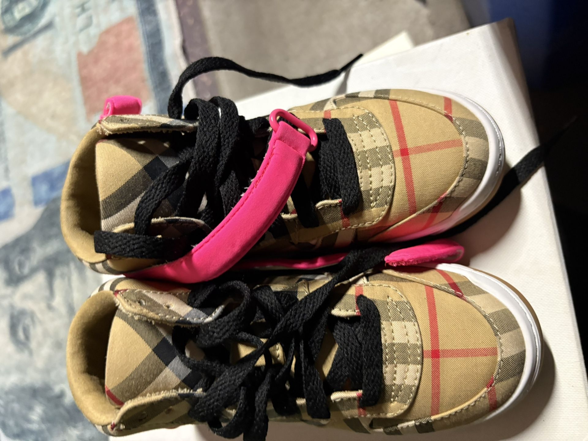 Toddler Burberry Sneakers Size 12 C