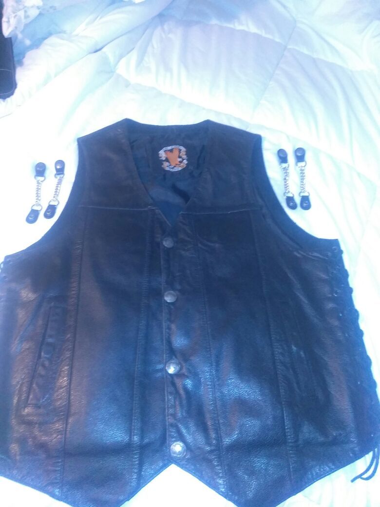 Leather Vest