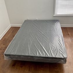 Queen Size BOX SPRINGS Foundation for Mattress New Of Factory With it’s Plastic Available In All Size Delivery Same Day