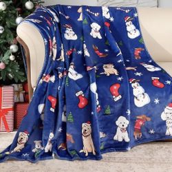 Christmas  doggy Trow blanket super warm 