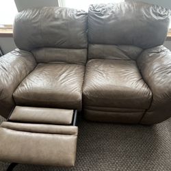 Leather Loveseat