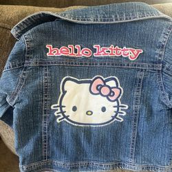 Hello Kitty Denim Jacket Size 2t  