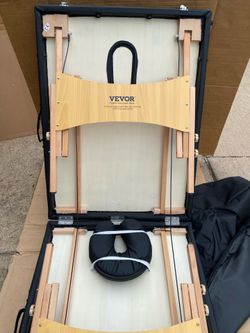 OBO New Other VEVOR 28" W Portable Massage Table With 600LB Weight Capacity, Black