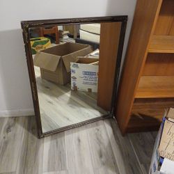 Mirror 28" Wide And 36" Tall. Please See Full Description Below. 