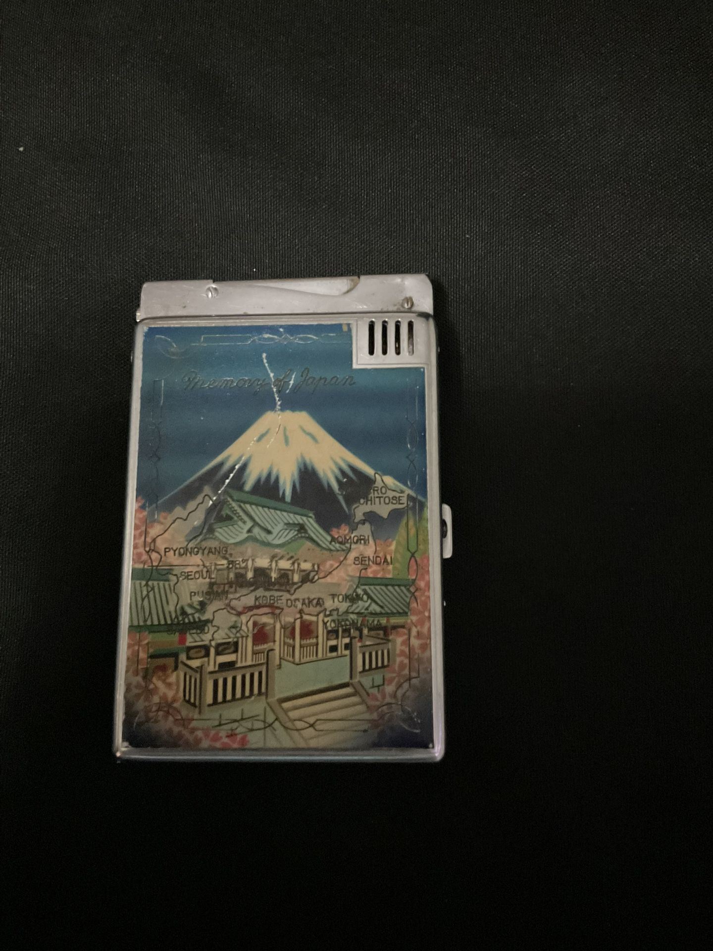 1950s Cigarette Case W/ Built In Lighter