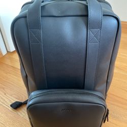 Monos Metro Backpack - Carbon Black (Vegan Leather)