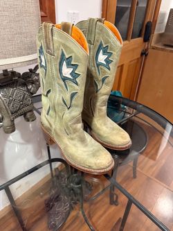 Women’s  FRYE  Real Leather  Cowboy  Western Boots