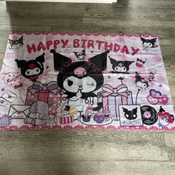 Kuromi Backdrop 