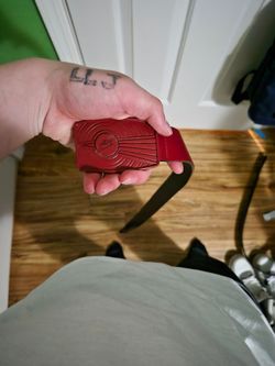 Red Nike belt