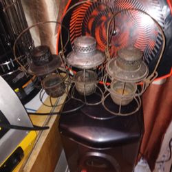 3 Kerosene Fed Antique Railroad Latterns Original Condition How I Found Them