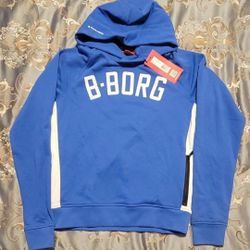 NWT Bjorn Borg Blue Size Small Hooded Sweatshirt 